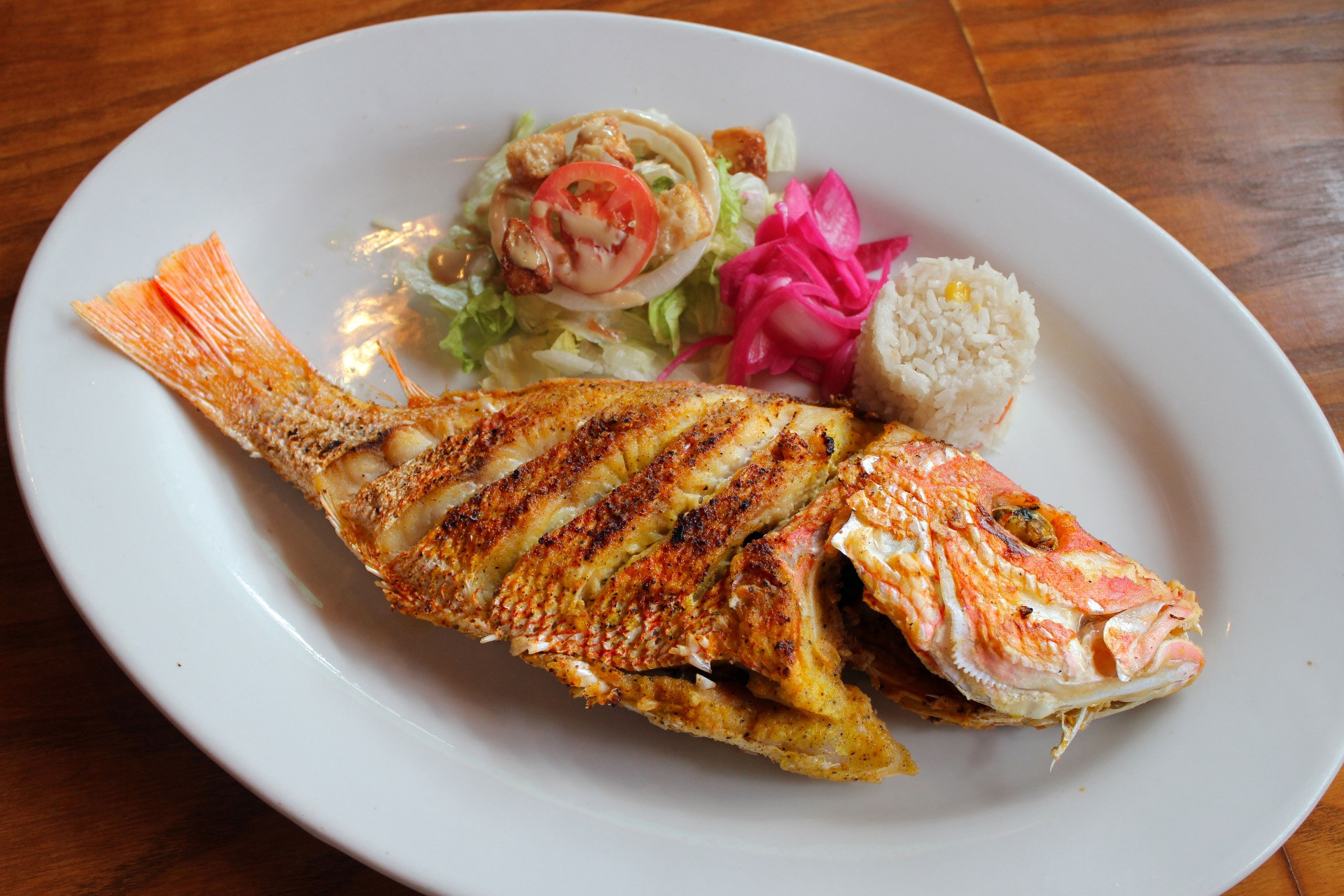 Foto de Huachinango Entero a La Plancha